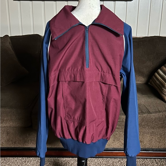 Alti-Wear • Vintage • 1980’s • Santa Fe, N.M. (USA) • Burgundy/Blue • Sweater - Picture 6 of 16
